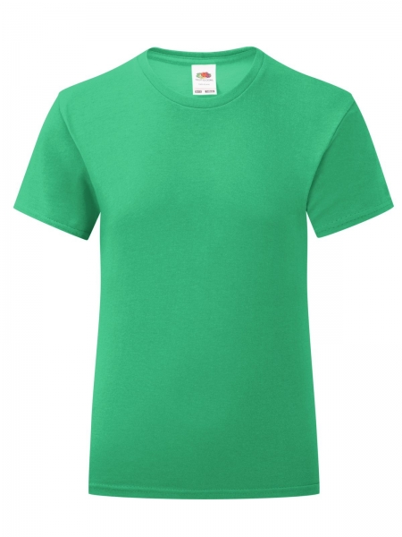 t-shirt-bambina-iconic-fruit-of-the-loom-kelly green.jpg